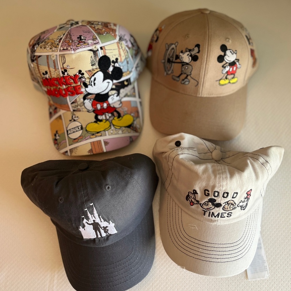 🏰 Disney baseball caps